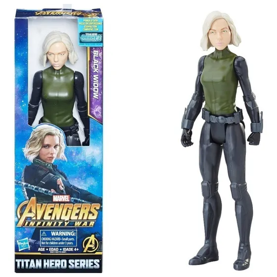 Figura De Acción Black Widow Avengers 30cm Original Hasbro