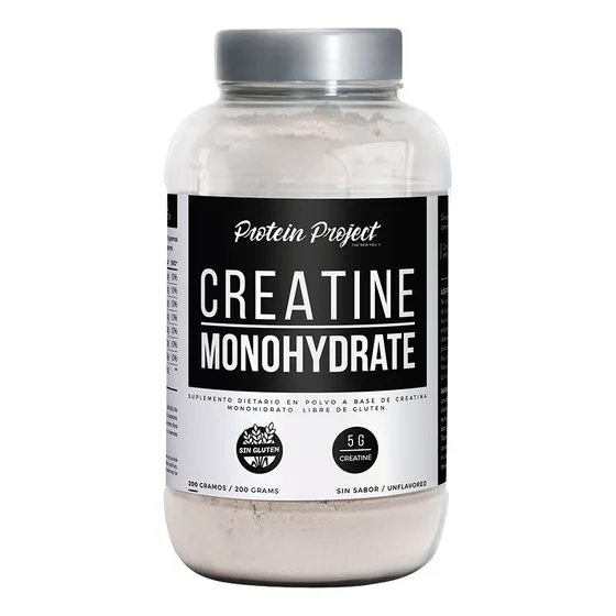 Suplemento Protein Project Creatina Monohydrate En Pote 200g Sabor Sin sabor