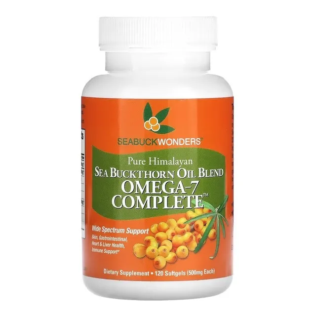 Seabuckwonders Sea Buckthorn Oil Omega-7 Complete X 120 Cáps