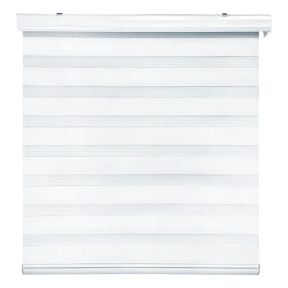 Cortina Roller Duo Zebra Día Y Noche 160 X 200 Cm Blanco Guiza