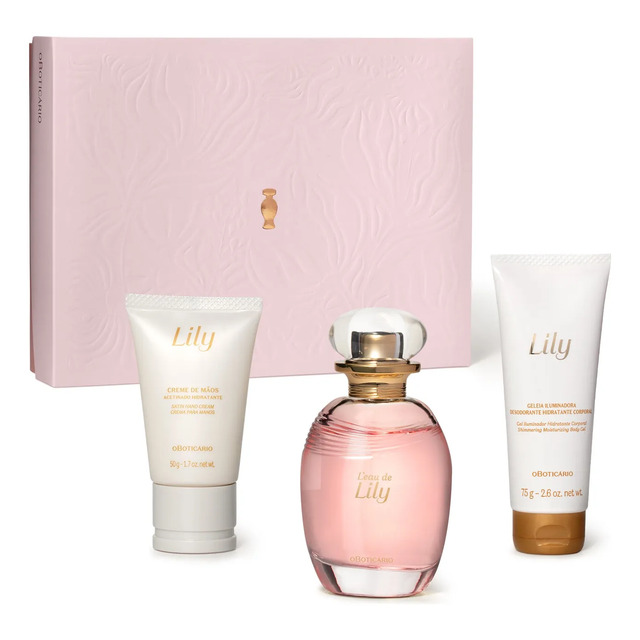 O Boticário Kit Presente Lily Soleil (3 Itens) O Boticário Kit Presente Lily Soleil (3 Itens)