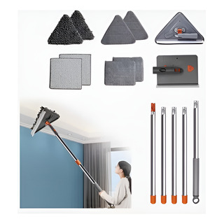 Fregona Limpiador Pared Techo Mop Trapeador Mango Largo 2m Fregona Limpiador Pared Techo Mop Trapeador Mango Largo 2m