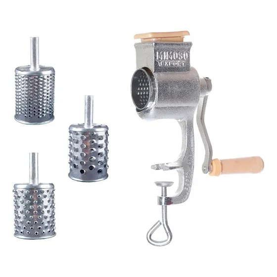 Ralador De Coco E Queijo Manual Multiuso Com 3 Ralos Mimoso