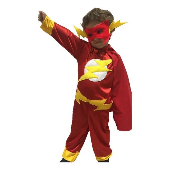 Disfraz Flash Super Heroes. Liga De La Justicia. Niños
