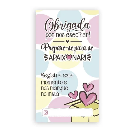 100un Cartões De Agradecimento Ao Cliente Pela Compra Tags