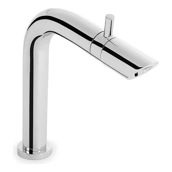Monomando Para Lavabo Corto Helvex Mod. E-922 Bamboo C/ctra Acabado Cromado Color Cromo