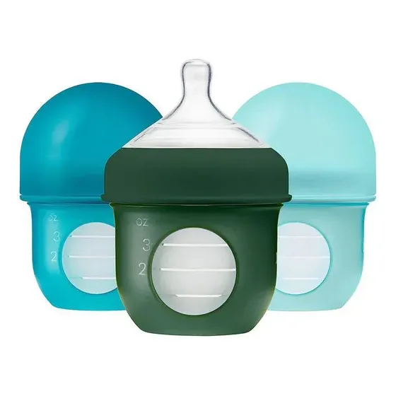 Boon Nursh Biberones Anticólicos De Silicón 4oz