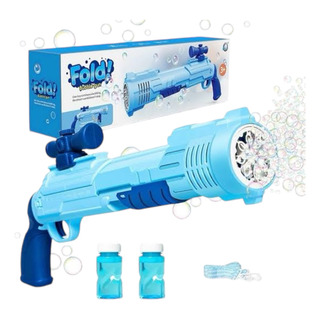 Brinquedo Maquina Bolha Sabão Pistola Arma Automática Bubble Cor Azul Brinquedo Maquina Bolha Sabão Pistola Arma Automática Bubble Cor Azul
