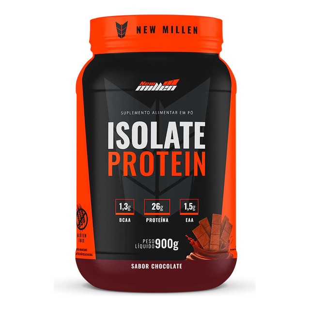 Pote Isolate Protein 900g New Millen Sabor Chocolate Em Po Pote Isolate Protein 900g New Millen Sabor Chocolate Em Po