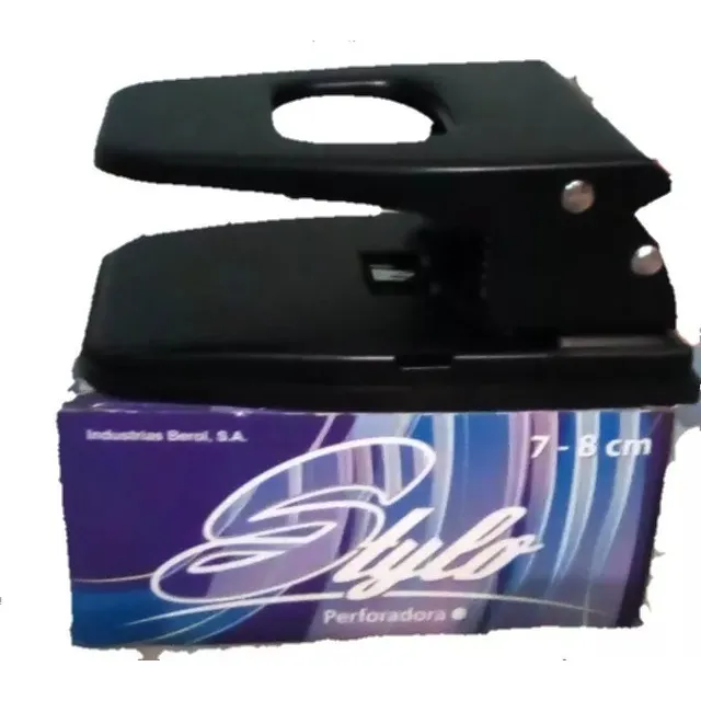 Perforadora 2 Huecos Stylo 7-8 Cm