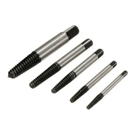 Saca Tornillos Dañado Extractor Pernos Roto Set 5 Pcs