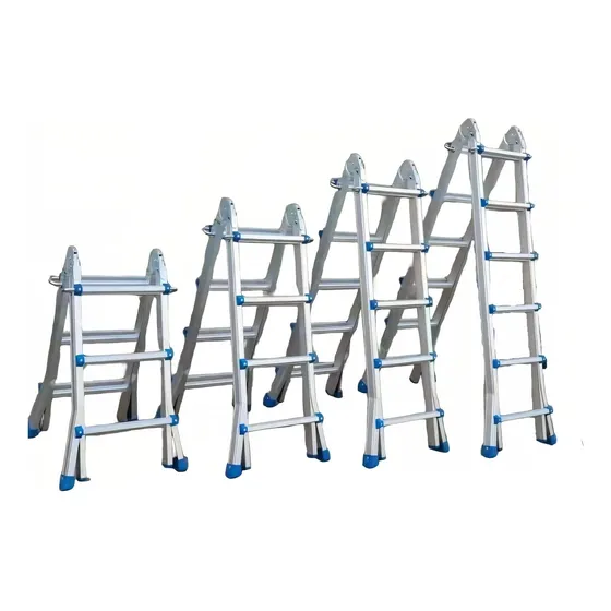 Escalera Aluminio Telescopica Extensible 5 Escalones