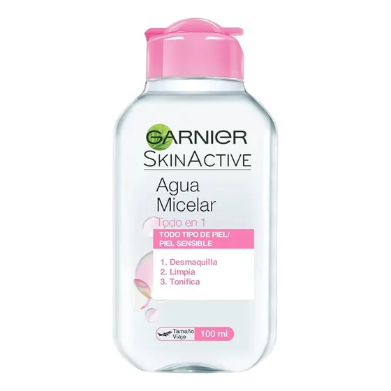 Agua Micelar Desmaquillante Para Todo Tipo De Piel, 100 Ml