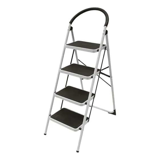 Escalera Metal Familiar Plegable Tijera 4esc 1.2m Hasta 150k
