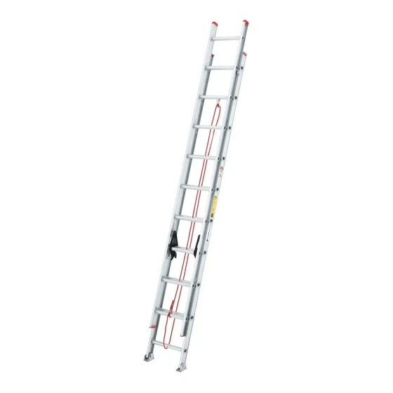 Escalera De Aluminio 20 Pies De Alt. Y Carga 150 Kg. 