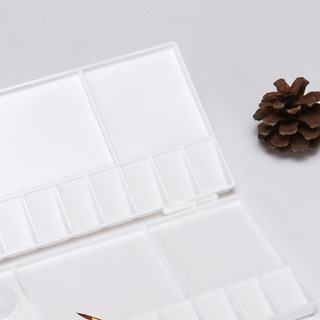 Palete De Pintura De PlĂĄstico Paleta DobrĂĄvel Branca ReversĂ Palete De Pintura De PlĂĄstico Paleta DobrĂĄvel Branca ReversĂ