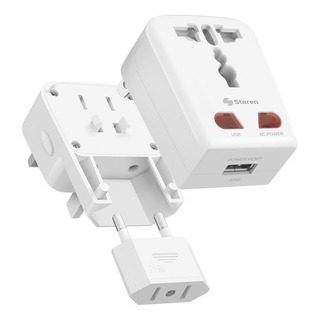 Adaptador Universal De Contactos Con Cargador Usb | 905-138 Adaptador Universal De Contactos Con Cargador Usb | 905-138
