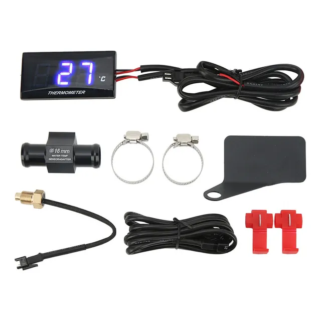 Medidor De Temperatura De Agua Lcd Universal Para Motociclet