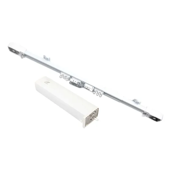 Cortina Inteligente De Trilho Wifi Automação Alexa E Google Cor Branco 127/220V
