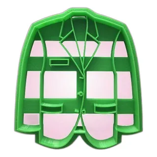 Cortador De Galletas Chaqueta Verde 9cm Cortador De Galletas Chaqueta Verde 9cm