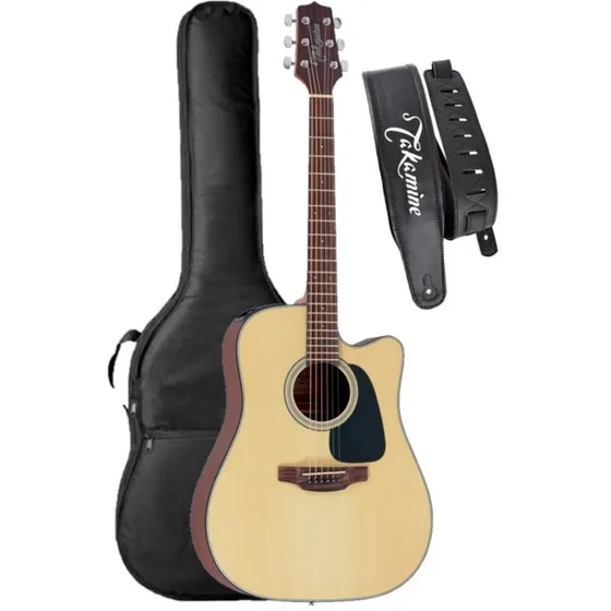 Violão Takamine Folk Gd12 Ce Ns Elétrico Aço + Correia + Bag