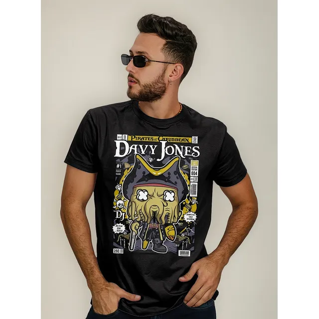 Remera Davy Jones Funko Piratas Del Caribe Pelicula