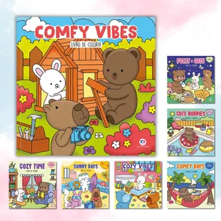 Livros De Colorir Estilo Bobbie Comfy Cozy Cute Vibes Moments Fofo Infantil Adulto Capa Brochura Folha Grande Grossa Sucesso Tik Tok Kawai Livros De Colorir Estilo Bobbie Comfy Cozy Cute Vibes Moments Fofo Infantil Adulto Capa Brochura Folha Grande Grossa Sucesso Tik Tok Kawai