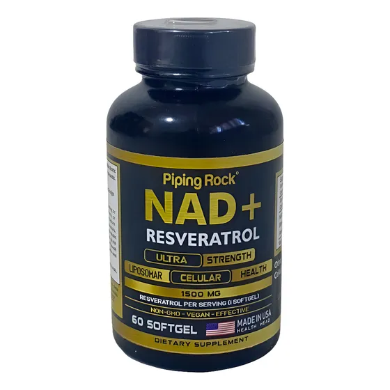 Nad + Resveratrol Ultra 1500 Mg X 60 Capsulas Blandas Usa