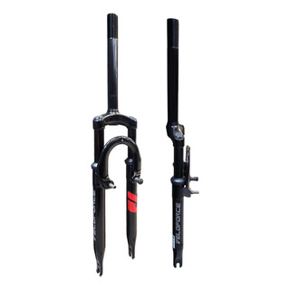 Garfo De Bicicleta Aro 26 Com Amortecedor Freio Vbrake Preto Garfo De Bicicleta Aro 26 Com Amortecedor Freio Vbrake Preto