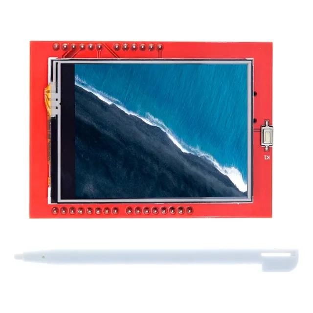Pantalla Táctil A Color Tft Touch A Color 2.4 Tft Spi Con Lápiz Lcd Para Arduino Uno, Mega y Más Tecneu