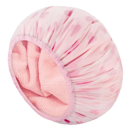 Gorra De Ducha Mujer, Exterior Eva, Impermeable, Grande, Ros