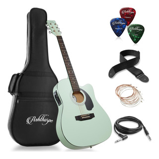 Paquete De Guitarra Acústica -electric -electric De Ashthorp Paquete De Guitarra Acústica -electric -electric De Ashthorp