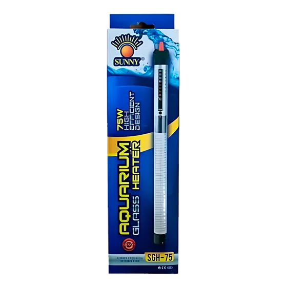 Termostato Calentador Automático Sumergible Con Regulador Para Pecera | 75w | 10-75 Lts