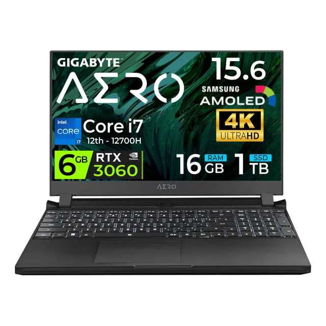 Gigabyte Aero 5 Core I7 12700h 16gb 1tb Rtx3060 15.6' Amoled