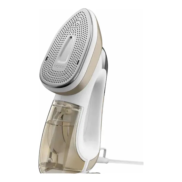 Plancha de vapor Conair Turbo Extreme Steam & Iron 2 en 1, color blanco y beige, 110 V