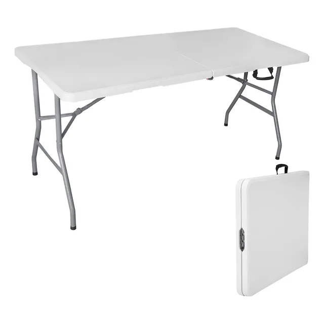 Mesa Plegable Portafolio 180cm Plástico Acero Exterior Blick