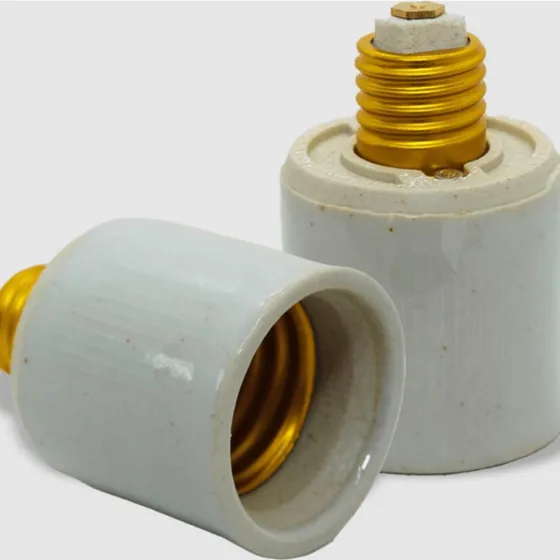 Porta Lamp Ampli. Adaptador E-27 Para E40 4a/250v - Germer