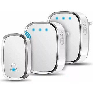 Timbre Inalámbrico Impermeable Con Led 1 Transmiso 2receptor Timbre Inalámbrico Impermeable Con Led 1 Transmiso 2receptor