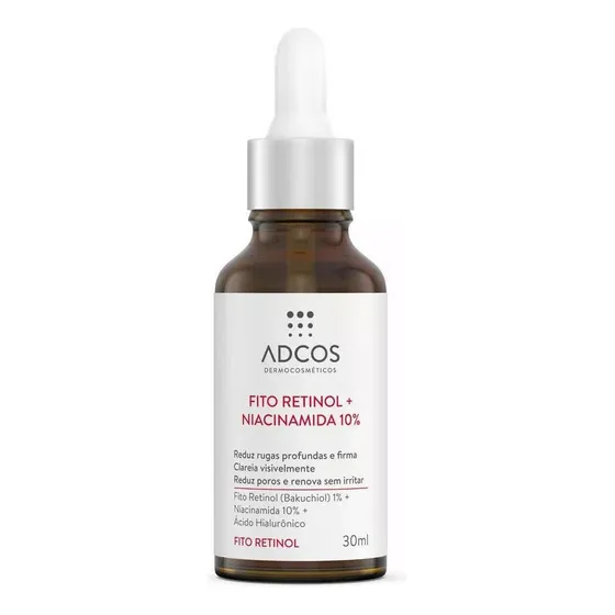 Adcos Fito Retinol + Niacinamida 10% - Sérum Anti-idade 30ml Tipo de pele Acneica
