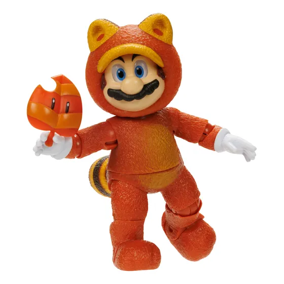 Figuras Super Mario 13 Cm Tanooki Mario Colección Wave 2
