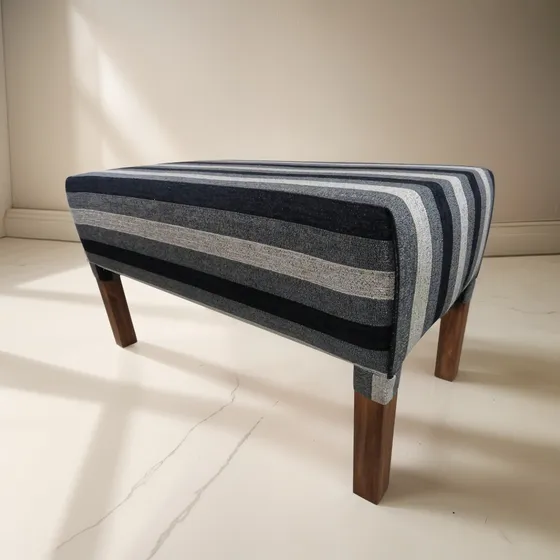 Puff Banqueta Butaca Pie De Cama Sillon Matero 80x40x45cm