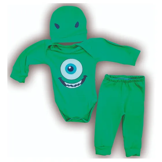 Conjunto Body Bebé  Mike Wazowski Monster Inc