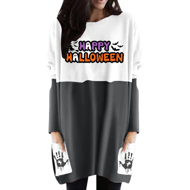 Tunica Manga Larga Tops Boton Lado Sudadera Camiseta Raya