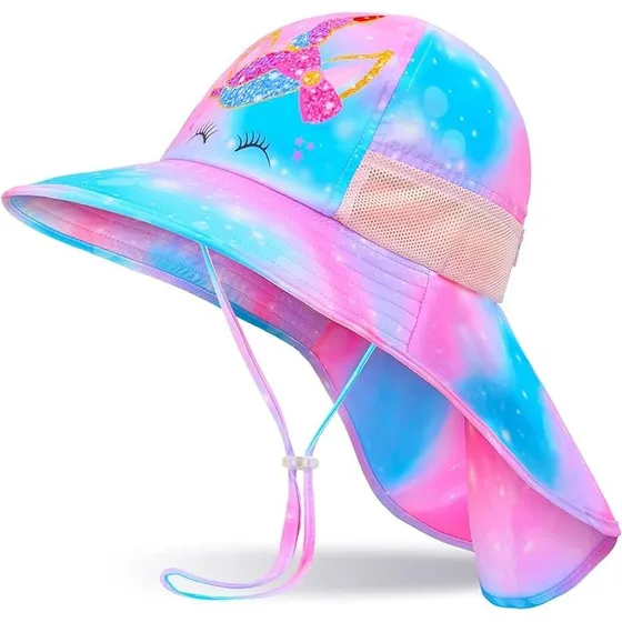 Sombrero Para Niñas Con Protección Uv Unicornio Teletiendauy