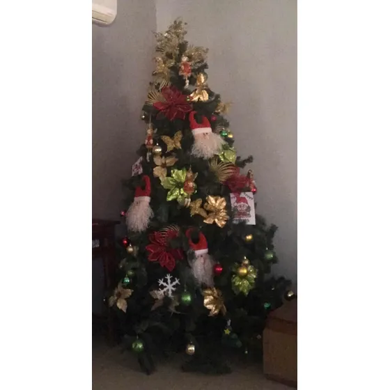 Árbol De Navidad Con Adornos (usado)