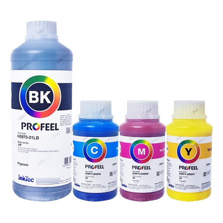 Tinta H5971 Pigmentada Inktec Pro X 1litro Bk + Cmy(250ml) Tinta H5971 Pigmentada Inktec Pro X 1litro Bk + Cmy(250ml)