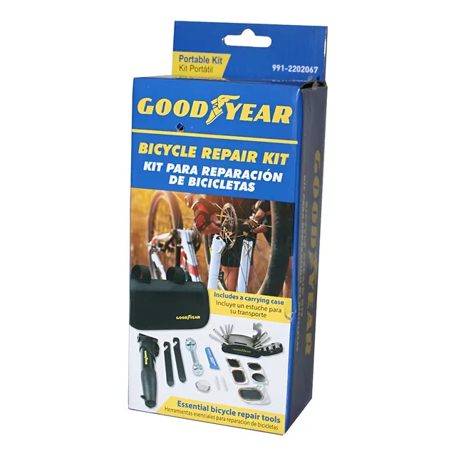 Kit Para Reparacion De Bicicletas Goodyear Con Estuche