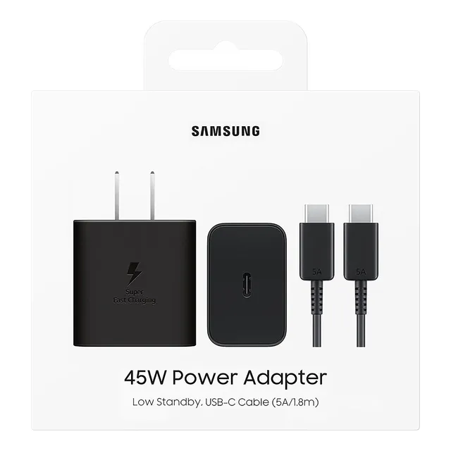 Samsung 45w Cargador Super Rápido 2.0 S25 S24 Ultra Original