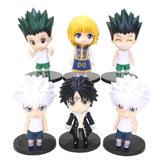 Figuras De Hunter X Hunter 8cm Coleccion Completa Pvc Anime 