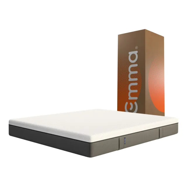 Colchão Emma Queen - Tecnologia Alemã Cor Branco/cinza
